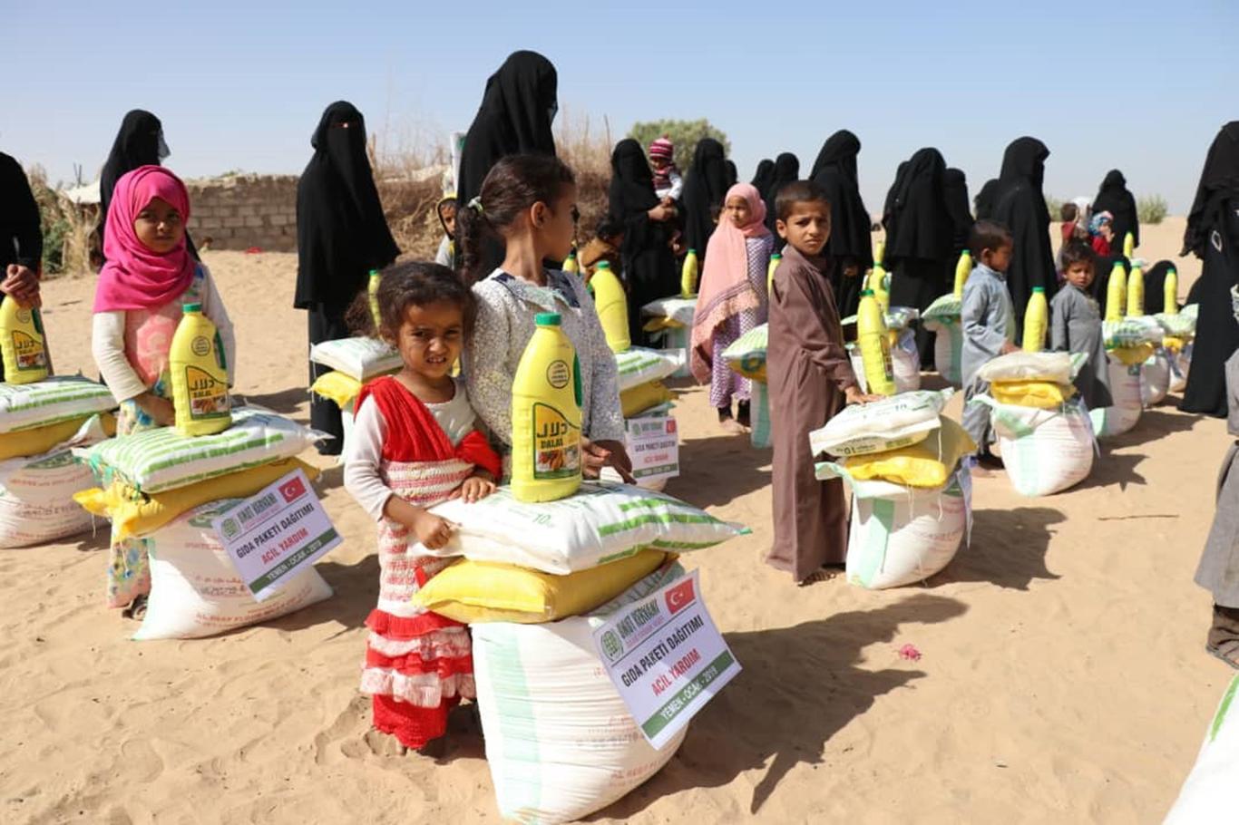 Umut Kervanı Yemen'de yardımlarını sürdürüyor
